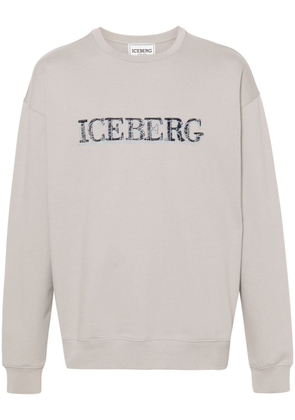 Iceberg embroidered-logo sweatshirt - Neutrals