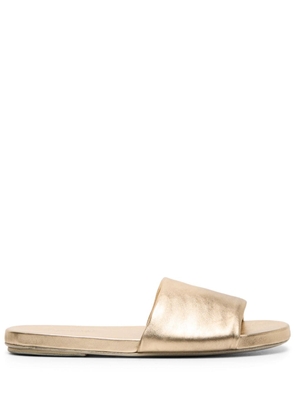 Marsèll Spanciata metallic-leather sandals - Gold