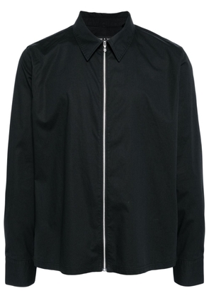 rag & bone Dalton zip-front cotton shirt - Black