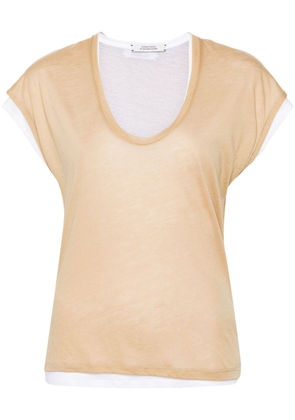 Dorothee Schumacher Layer Love lyocell-blend T-shirt - Neutrals