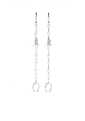 Vivienne Westwood Orb drop earrings - Silver