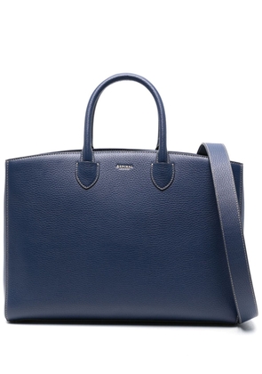 Aspinal Of London Madison leather tote bag - Blue