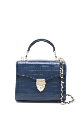 Aspinal Of London Mayfair leather mini bag - Blue