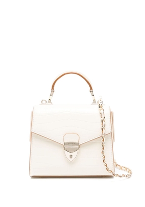 Aspinal Of London Mayfair leather mini bag - White