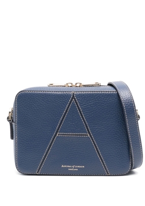 Aspinal Of London Camera leather cross body bag - Blue
