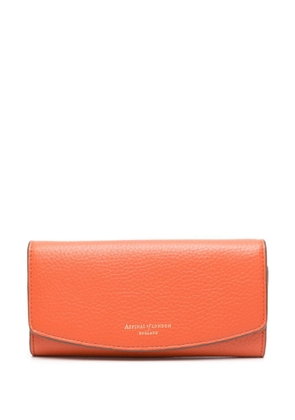 Aspinal Of London Essential leather wallet - Orange