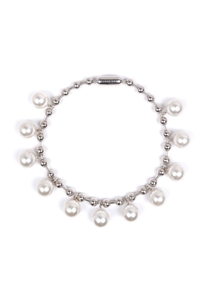 JULIETTA Bellatrix faux-pearl necklace - Silver