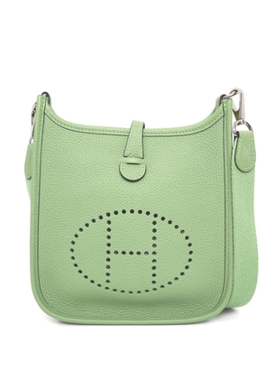 Hermès Pre-Owned mini Evelyne leather crossbody bag - Green