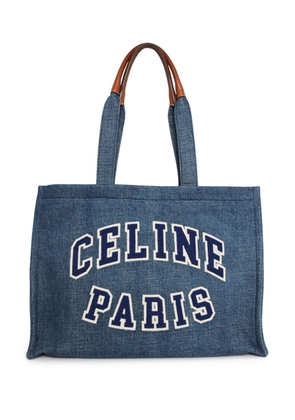 Céline Pre-Owned Cabas denim tote bag - Blue