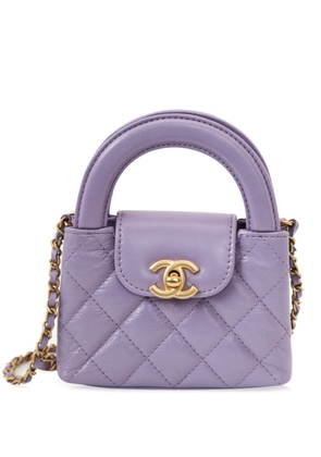 CHANEL Pre-Owned mini Kelly diamond-quilted handbag - Purple