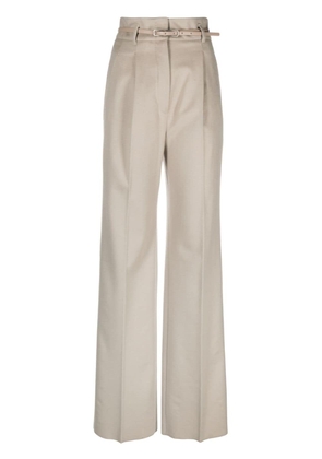 'S Max Mara high-waist wide-leg tailored trousers - Neutrals