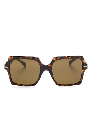 Versace Eyewear Medusa Head square-frame sunglasses - Brown