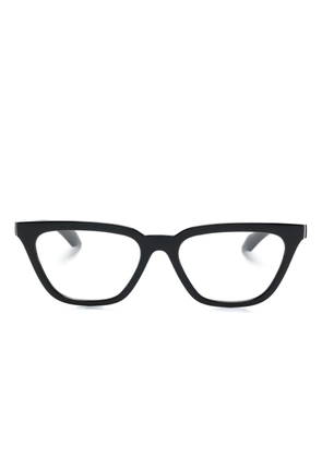 Versace Eyewear Greca-motif cat-eye glasses - Black