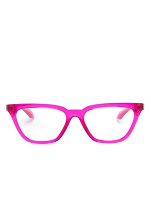 Versace Eyewear Greca cat-eye frame glasses - Pink