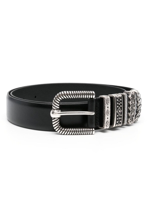 Ba&Sh Berkane leather belt - Black