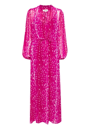 DVF Diane von Furstenberg Fabien abstract-print dress - Pink