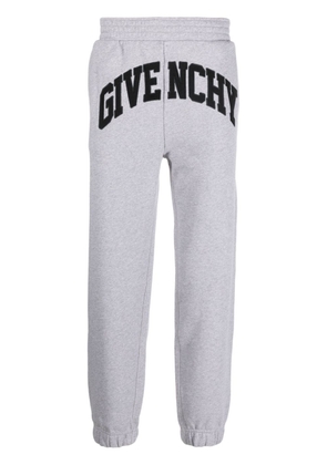 Givenchy logo-patches cotton track pants - Grey