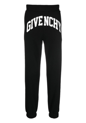 Givenchy logo print cotton track pants - Black