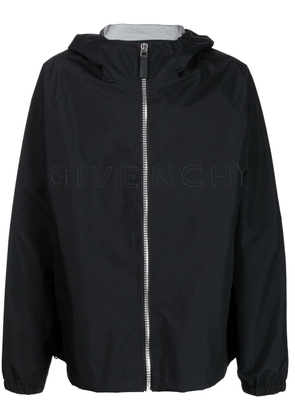 Givenchy hooded logo-print jacket - Black