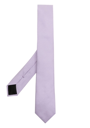 Givenchy 4G-embroidered silk tie - Purple