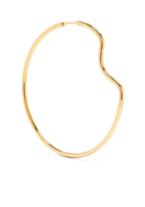 Maria Black Copenhagen 50 sculpted hoop earring - Gold