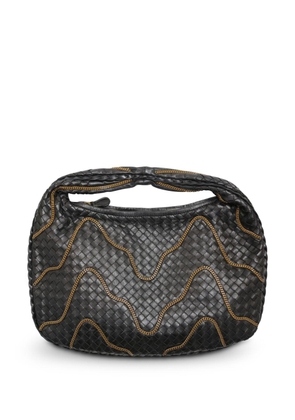 Bottega Veneta Pre-Owned Intrecciato leather shoulder bag - Black