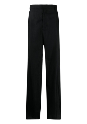Givenchy stripe-detail straight-leg wool trousers - Black