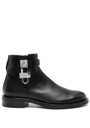 Givenchy Lock leather ankle boots - Black