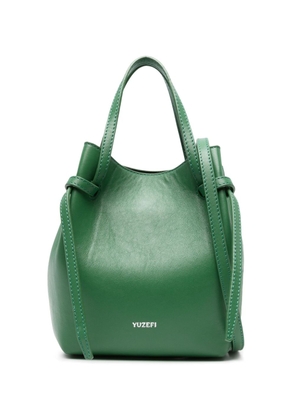 Yuzefi large Mochi leather tote bag - Green