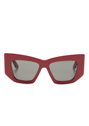 Alexander McQueen Eyewear oversize-frame sunglasses - Red
