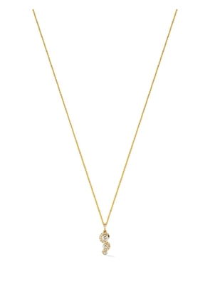 Lark & Berry 18kt gold Wave diamond necklace