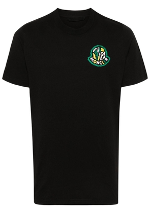 Moncler logo-print cotton T-shirt - Black