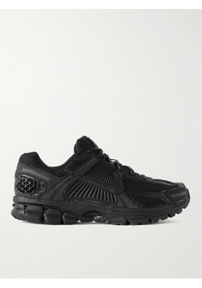 Nike - Zoom Vomero 5 Leather and Rubber-Trimmed Mesh Sneakers - Men - Black - US 5