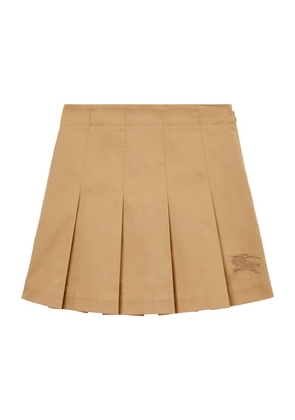 Burberry Kids Twill Ekd Embroidered Skirt (3-14 Years)