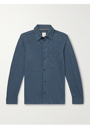 Paul Smith - Linen-Piqué Shirt - Men - Blue - S