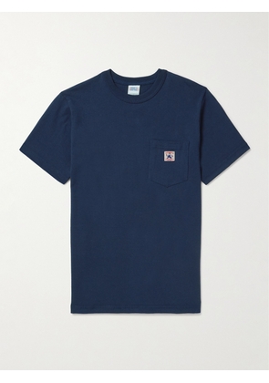 Randy's Garments - Logo-Appliquéd Cotton-Jersey T-Shirt - Men - Blue - S
