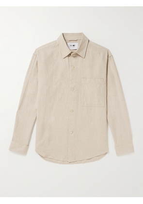 NN07 - Adwin 5397 Linen and Cotton-Blend Overshirt - Men - Neutrals - S