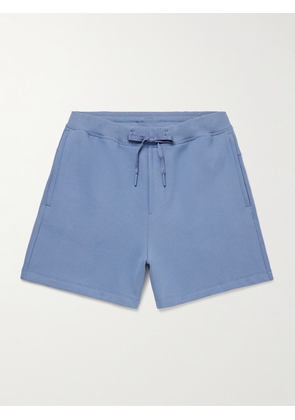 Lululemon - Steady State Straight-Leg Cotton-Blend Jersey Drawstring Shorts - Men - Blue - S
