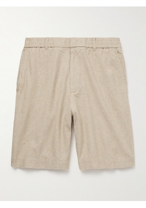 NN07 - Billie 5397 Straight-Leg Linen and Organic Cotton-Blend Shorts - Men - Neutrals - UK/US 28