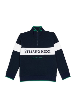 Stefano Ricci Kids Logo Half-Zip Sweatshirt (4-16 Years)