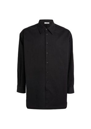 The Row Blend Cotton-Cashmere Lukre Shirt