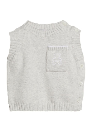 Brunello Cucinelli Kids Bernie Bear Sweater Vest (3-24 Months)