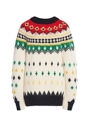 Moncler Grenoble - Wool-Blend Sweater - Multi - L - Moda Operandi