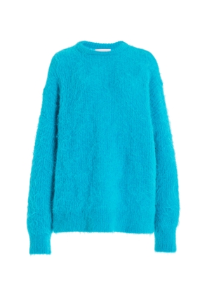 16Arlington - Sephia Oversized Alpaca-Knit Sweater - Blue - S - Moda Operandi