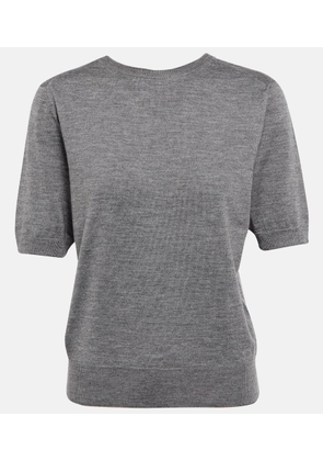 The Row Wool and silk T-shirt