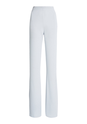 Del Core - Flared Knit Pants - Light Grey - IT 38 - Moda Operandi