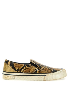 Bally Leory-P Snakeskin-Effect Sneakers