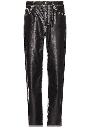 Eytys Benz Vegan Leather Pants in Black - Black. Size 34 (also in ).
