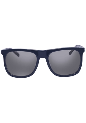 Armani Exchange Mirrored Silver Square Mens Sunglasses AX4102SF 83206G 57