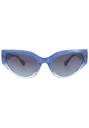 Guess Blue Gradient Cat Eye Ladies Sunglasses GU7787-A 92W 57